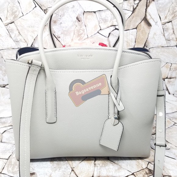 True Taupe Margaux Large Satchel Kate Spade - Picture 2 of 12